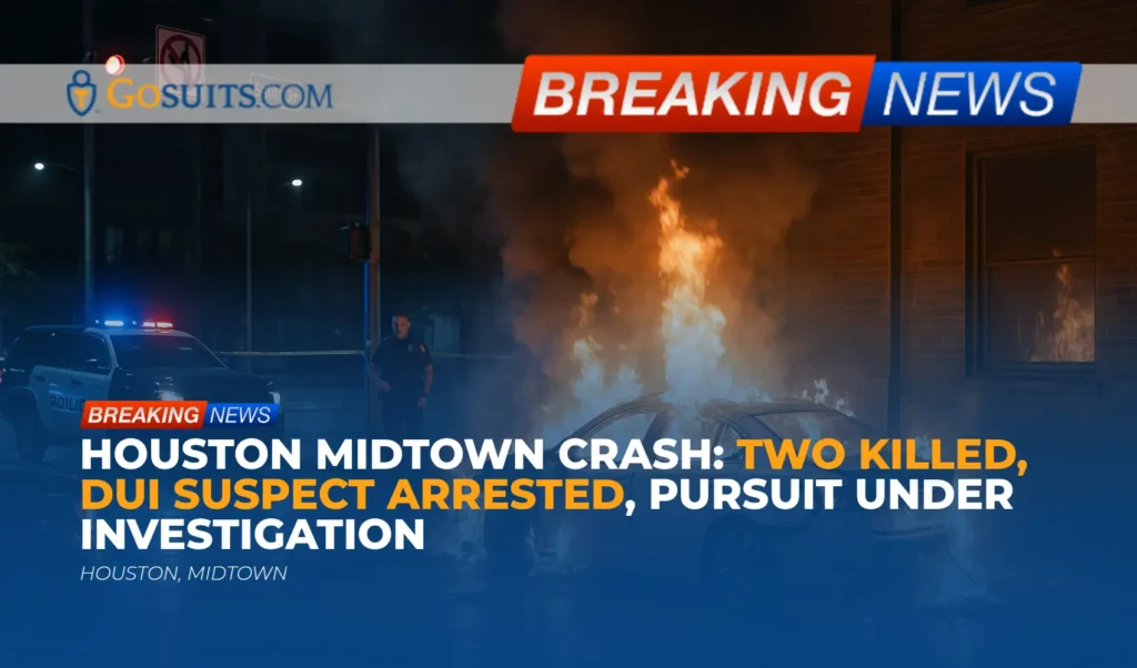 Houston Midtown Crash: Two Killed, DUI Suspect Arrested, Pursuit Under Investigation