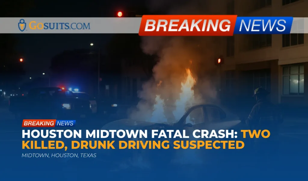 Houston Midtown Fatal Crash: Two Killed, Drunk Driving Suspected