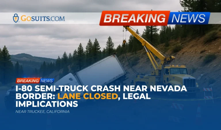 I-80 Semi-Truck Crash Near Nevada Border: Lane Closed, Legal Implications