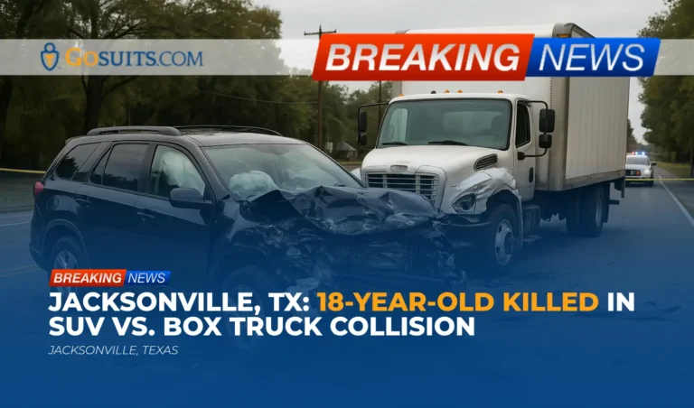 Jacksonville, TX: 18-Year-Old Killed in SUV vs. Box Truck Collision