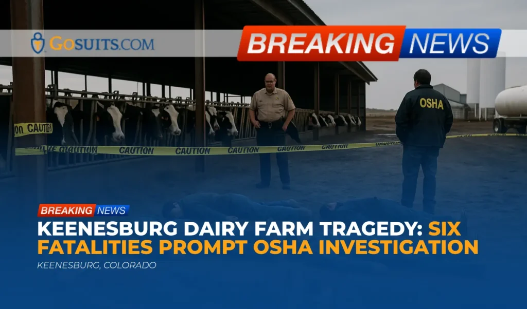 Keenesburg Dairy Farm Tragedy: Six Fatalities Prompt OSHA Investigation