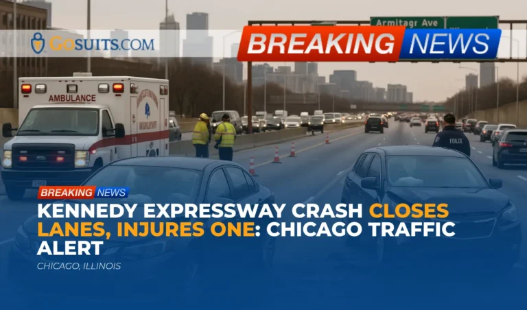 Kennedy Expressway Crash Closes Lanes, Injures One: Chicago Traffic Alert