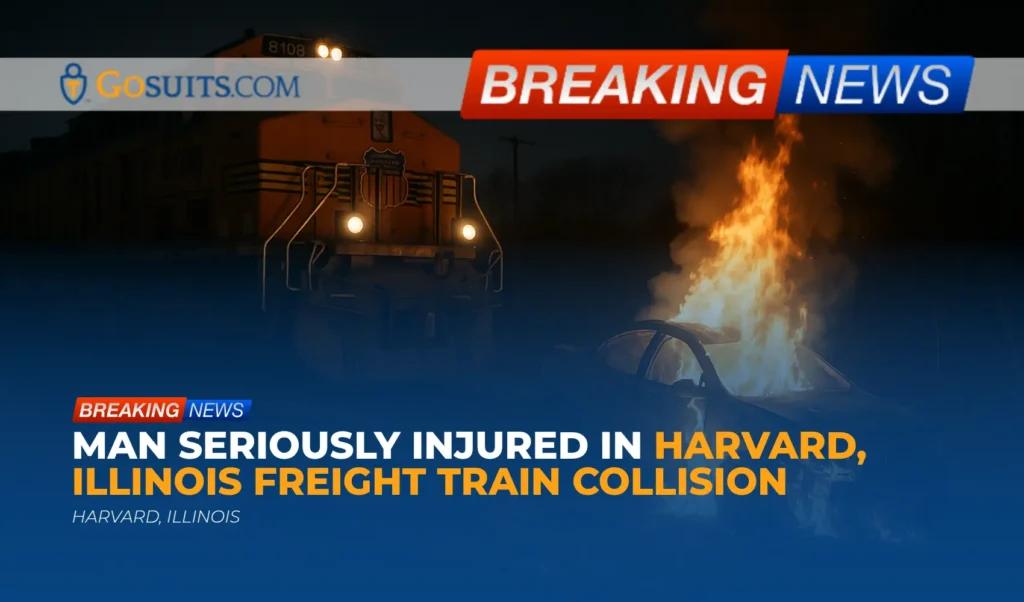 Man Seriously Injured in Harvard, Illinois Freight Train Collision