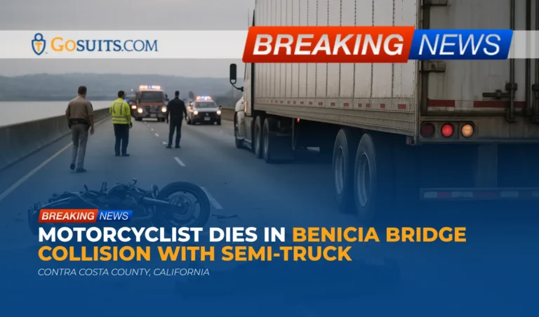 Motorcyclist Dies in Benicia Bridge Collision with Semi-Truck