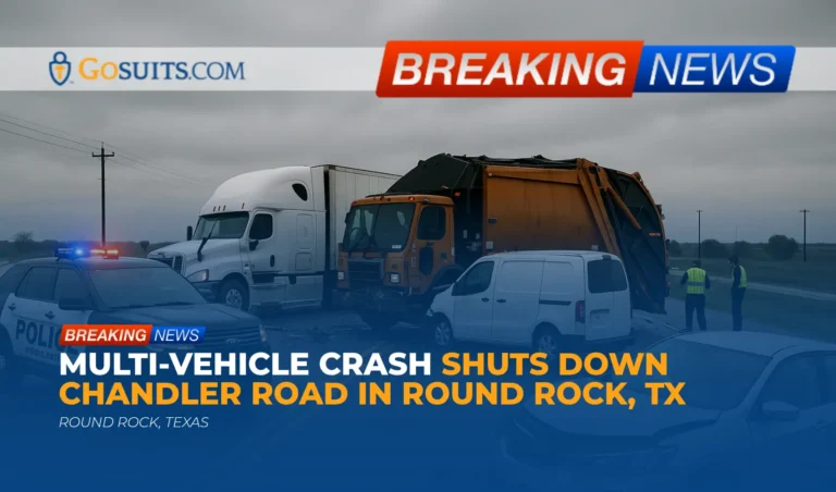 Multi-Vehicle Crash Shuts Down Chandler Road in Round Rock, TX