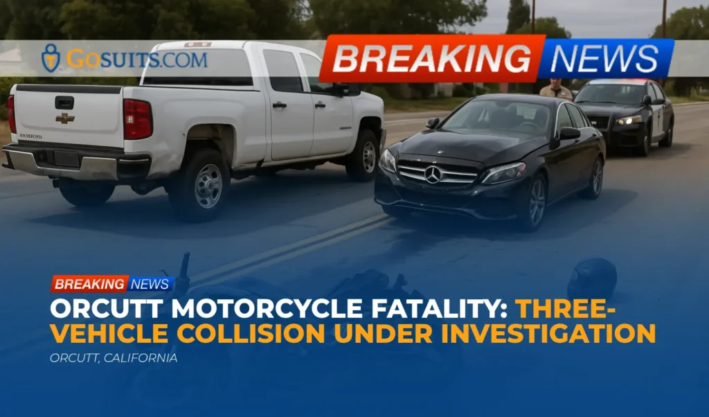 Orcutt Motorcycle Fatality: Three-Vehicle Collision Under Investigation