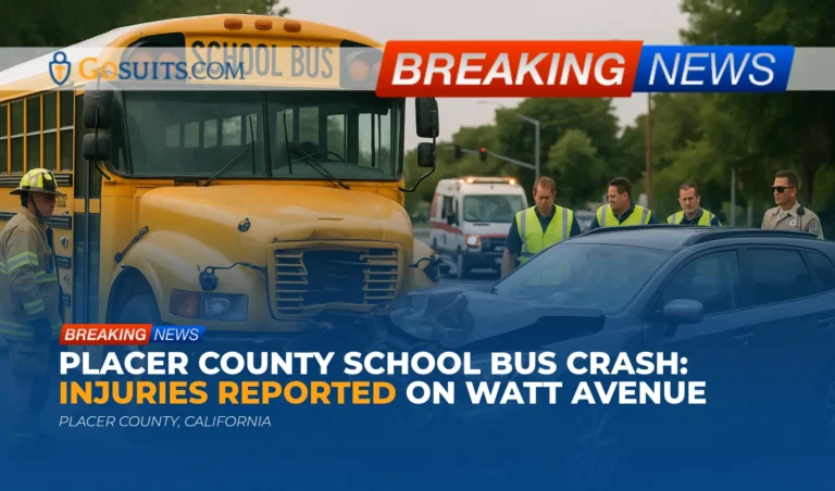 Placer County School Bus Crash: Injuries Reported on Watt Avenue