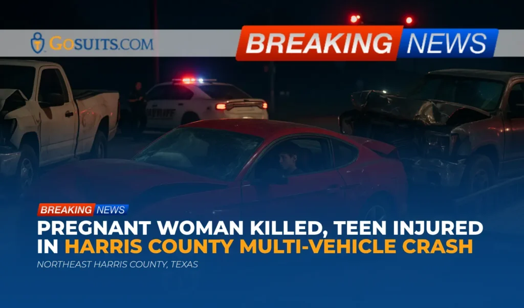 Pregnant Woman Killed, Teen Injured in Harris County Multi-Vehicle Crash
