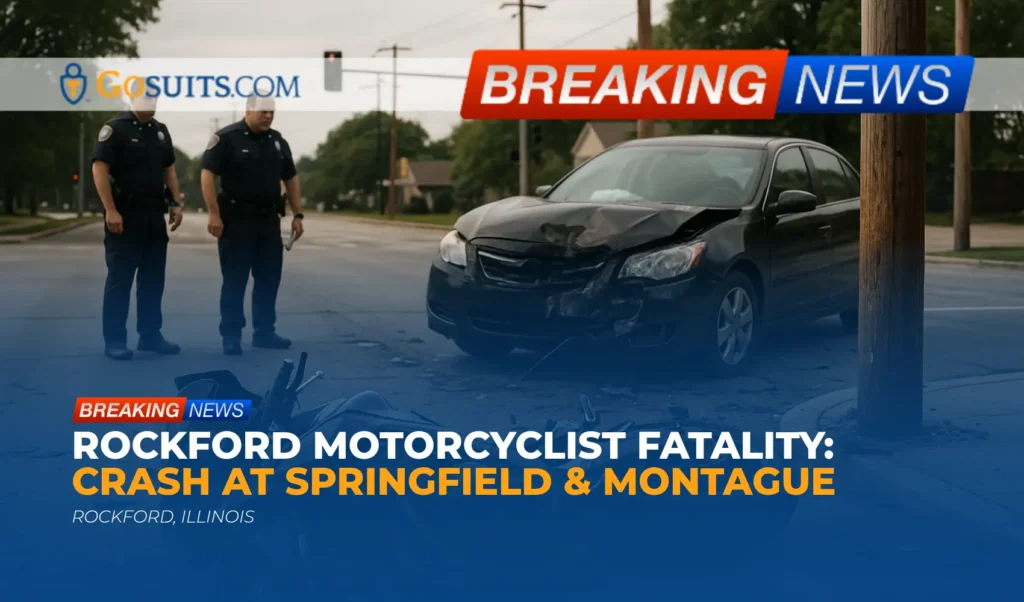 Rockford Motorcyclist Fatality: Crash at Springfield & Montague