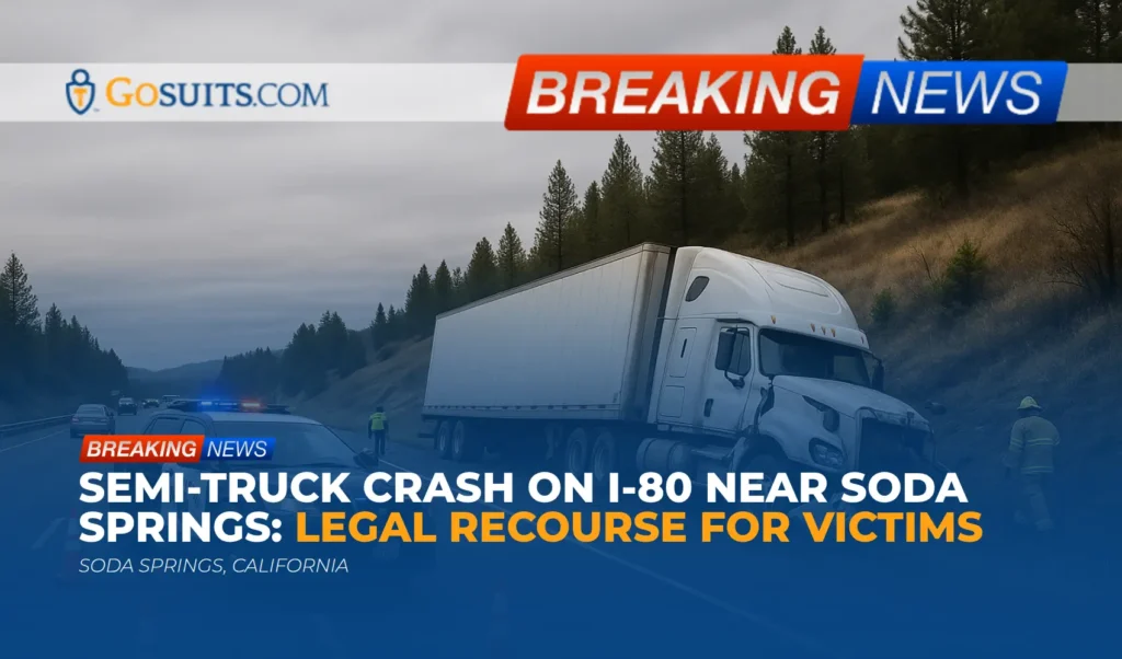 Semi-Truck Crash on I-80 Near Soda Springs: Legal Recourse for Victims