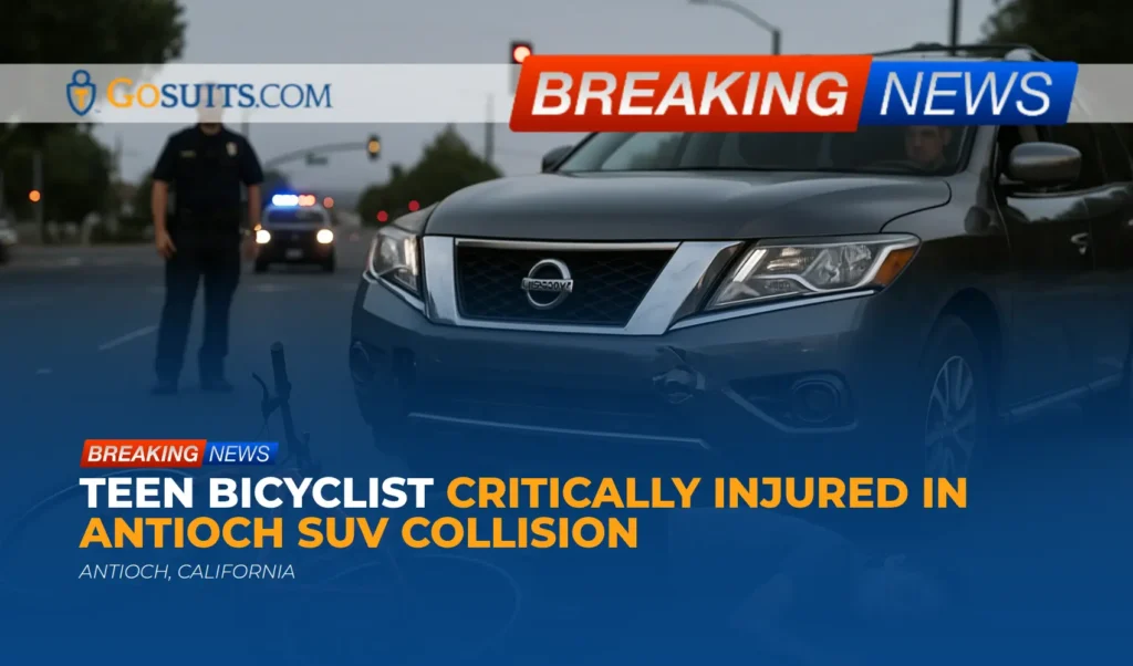 Teen Bicyclist Critically Injured in Antioch SUV Collision