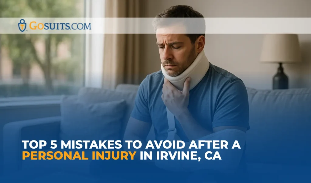 Top 5 Mistakes to Avoid After a Personal Injury in Irvine, CA