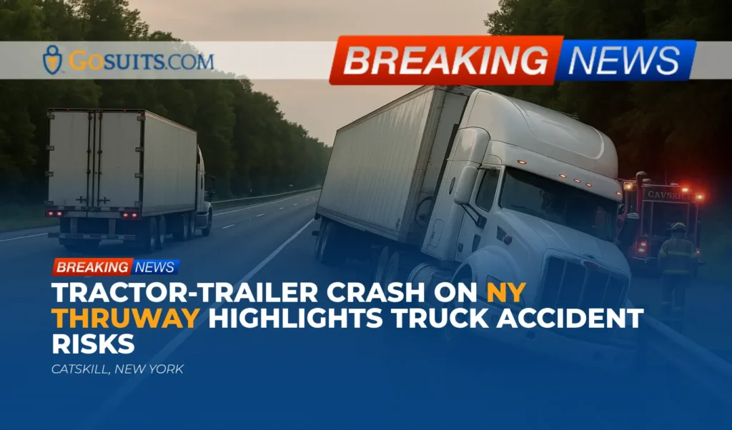 Tractor-Trailer Crash on NY Thruway Highlights Truck Accident Risks