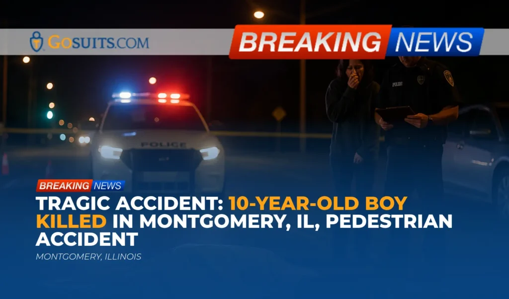 Tragic Accident: 10-Year-Old Boy Killed in Montgomery, IL, Pedestrian Accident