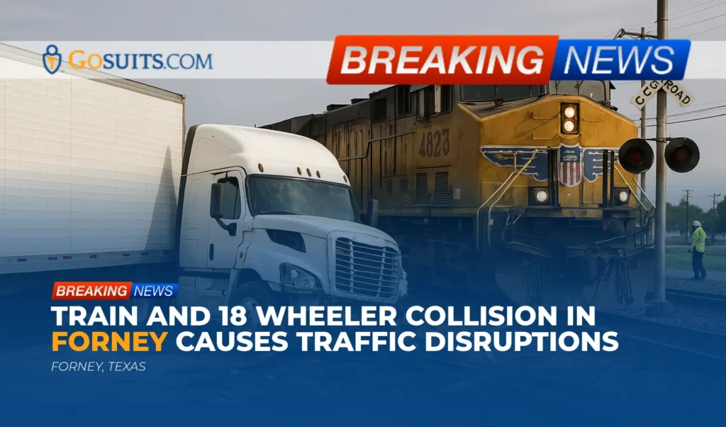 Train and 18 Wheeler Collision in Forney Causes Traffic Disruptions