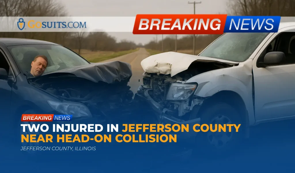 Two Injured in Jefferson County Near Head-On Collision