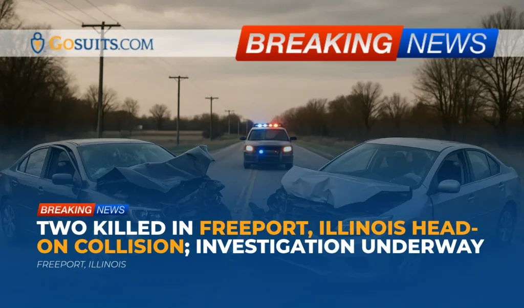 Two Killed in Freeport, Illinois Head-On Collision; Investigation Underway