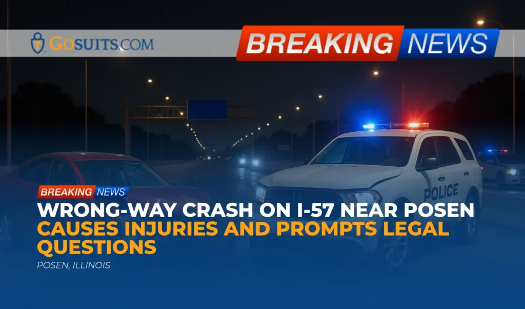 Wrong-Way Crash on I-57 Near Posen Causes Injuries and Prompts Legal Questions