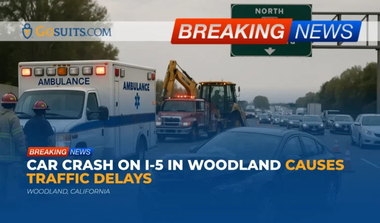 Car Crash on I-5 in Woodland Causes Traffic Delays
