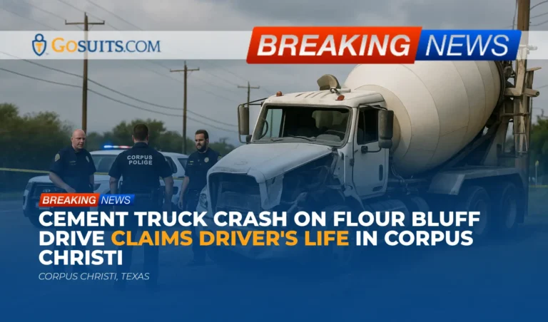 Cement Truck Crash on Flour Bluff Drive Claims Driver's Life in Corpus Christi