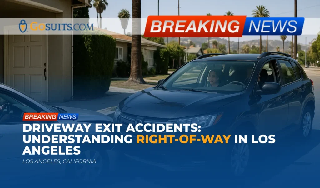 Driveway Exit Accidents: Understanding Right-of-Way in Los Angeles