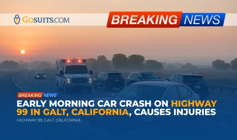 Early Morning Car Crash on Highway 99 in Galt, California, Causes Injuries