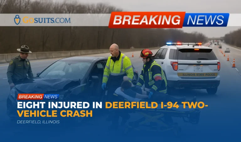 Eight Injured in Deerfield I-94 Two-Vehicle Crash