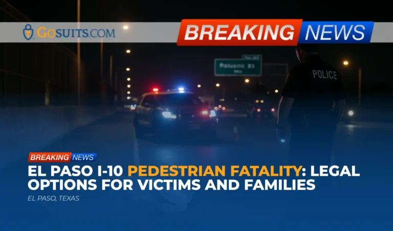El Paso I-10 Pedestrian Fatality: Legal Options for Victims and Families