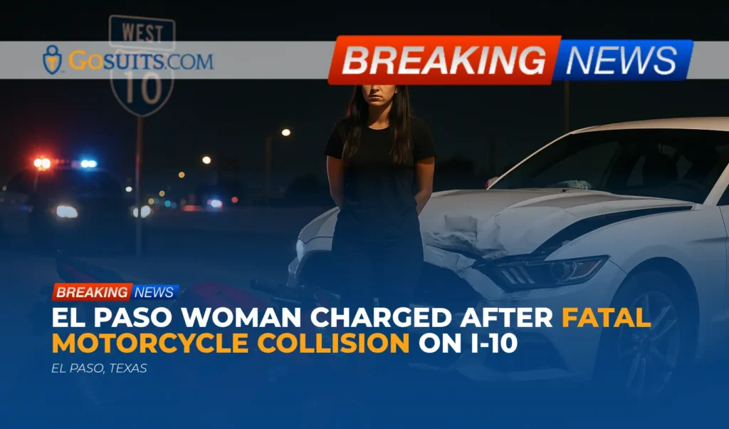 El Paso Woman Charged After Fatal Motorcycle Collision on I-10