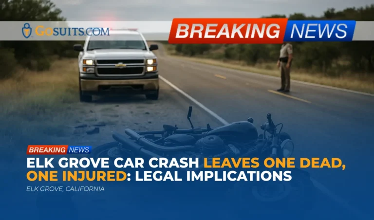 Elk Grove Car Crash Leaves One Dead, One Injured: Legal Implications