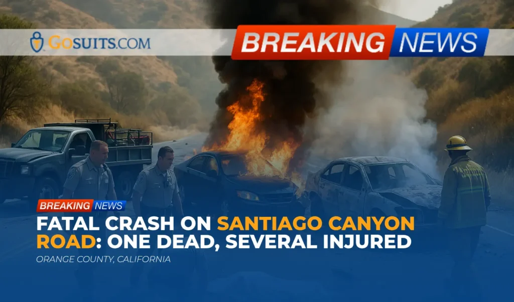 Fatal Crash on Santiago Canyon Road: One Dead, Several Injured