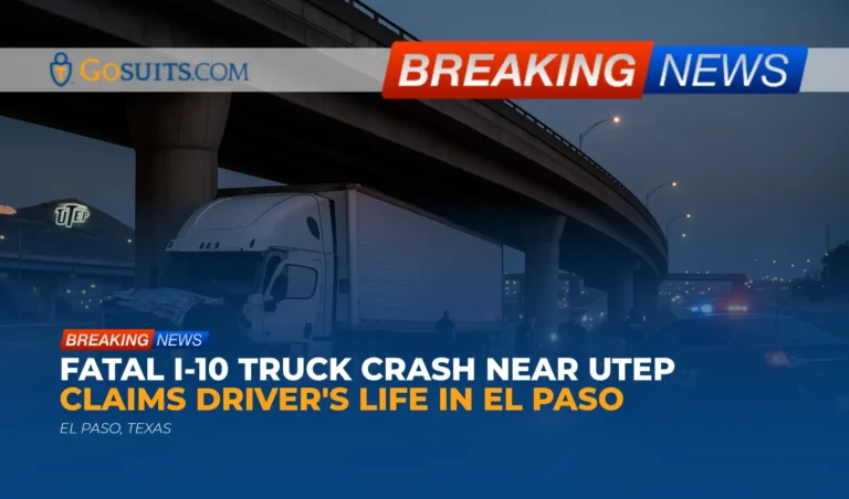 Fatal I-10 Truck Crash Near UTEP Claims Driver's Life in El Paso