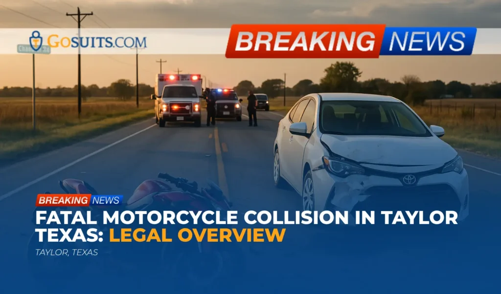 Fatal Motorcycle Collision in Taylor Texas: Legal Overview