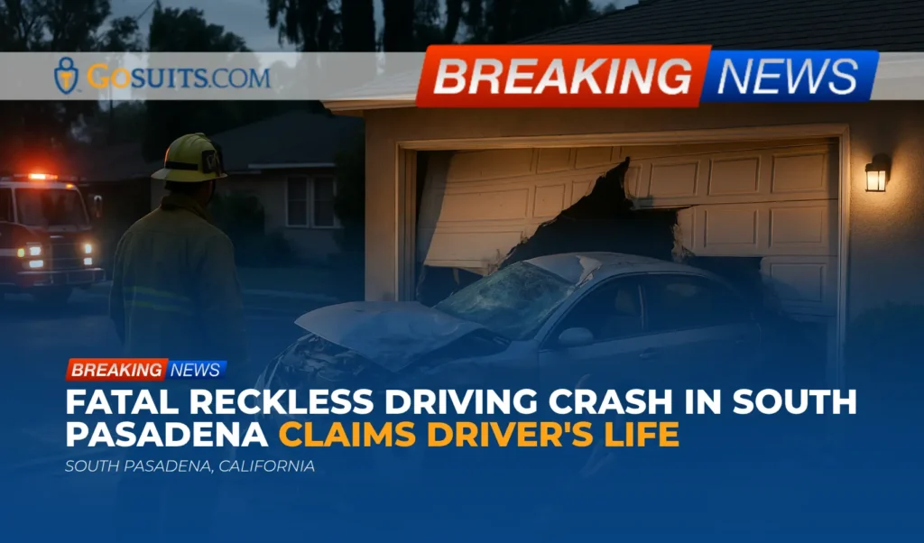 Fatal Reckless Driving Crash in South Pasadena Claims Driver's Life