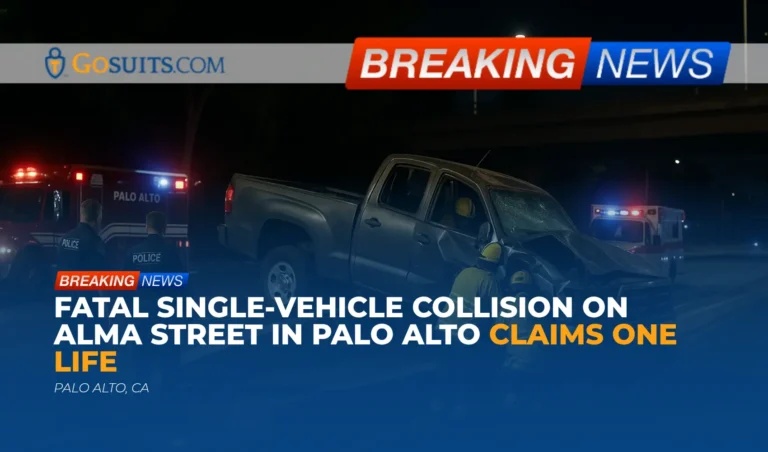 Fatal Single-Vehicle Collision on Alma Street in Palo Alto Claims One Life