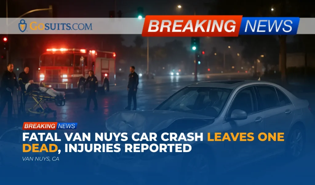 Fatal Van Nuys Car Crash Leaves One Dead, Injuries Reported