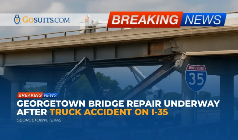 Georgetown Bridge Repair Underway After Truck Accident on I-35