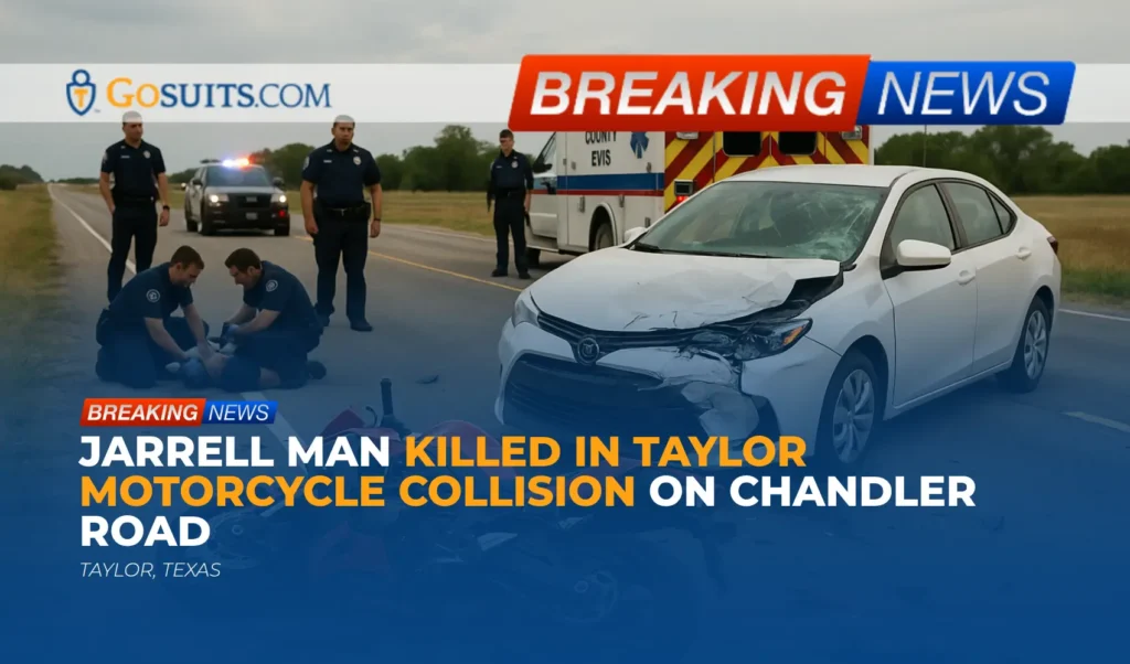 Jarrell Man Killed in Taylor Motorcycle Collision on Chandler Road