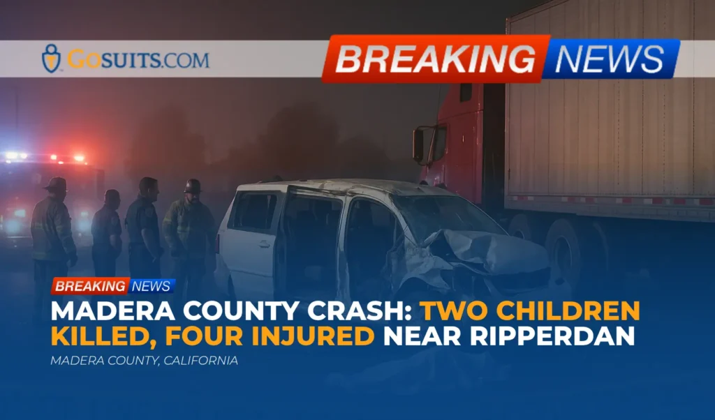 Madera County Crash: Two Children Killed, Four Injured Near Ripperdan