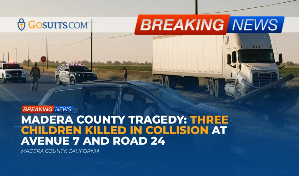 Madera County Tragedy: Three Children Killed in Collision at Avenue 7 and Road 24