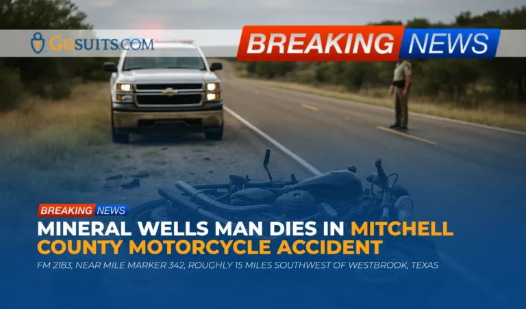 Mineral Wells Man Dies in Mitchell County Motorcycle Accident