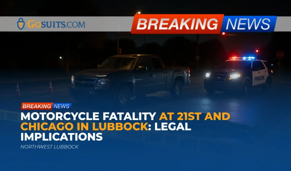 Motorcycle Fatality at 21st and Chicago in Lubbock: Legal Implications