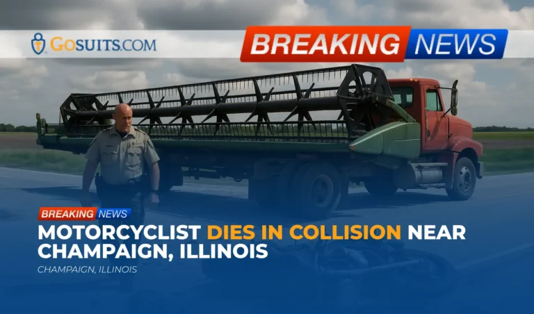 Motorcyclist Dies in Collision Near Champaign, Illinois