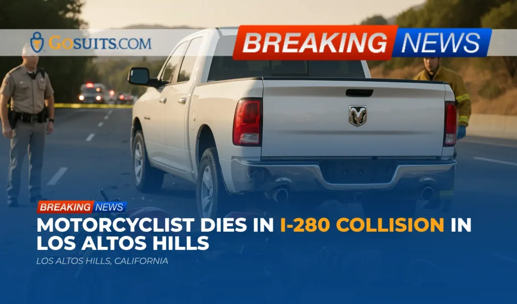 Motorcyclist Dies in I-280 Collision in Los Altos Hills