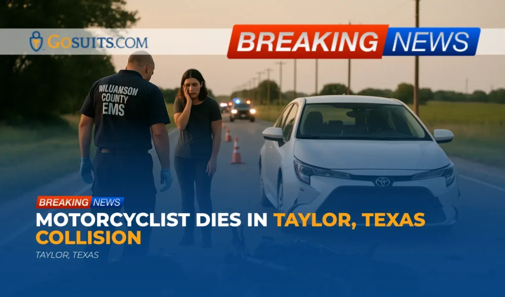 Motorcyclist Dies in Taylor, Texas Collision