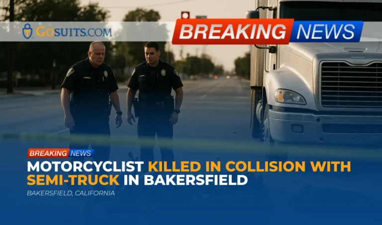 Motorcyclist Killed in Collision with Semi-Truck in Bakersfield