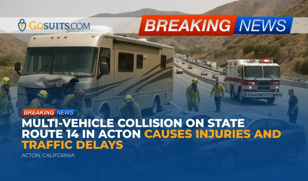 Multi-Vehicle Collision on State Route 14 in Acton Causes Injuries and Traffic Delays