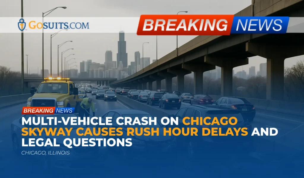 Multi-Vehicle Crash on Chicago Skyway Causes Rush Hour Delays and Legal Questions