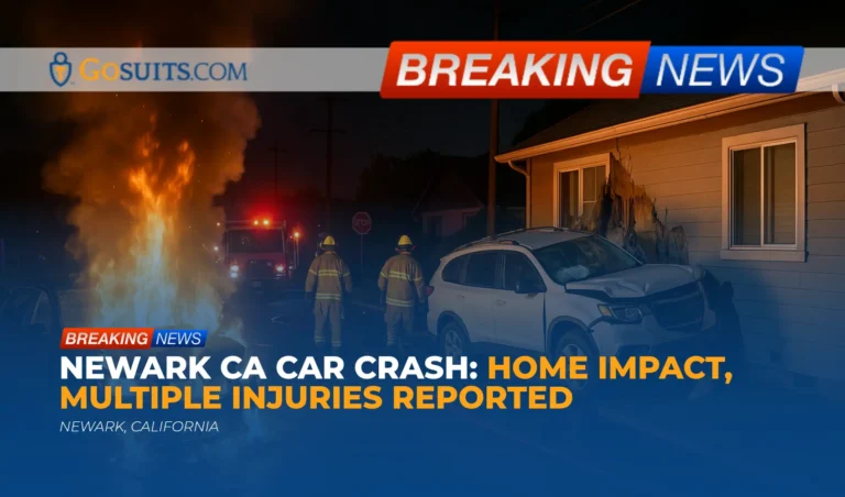 Newark CA Car Crash: Home Impact, Multiple Injuries Reported