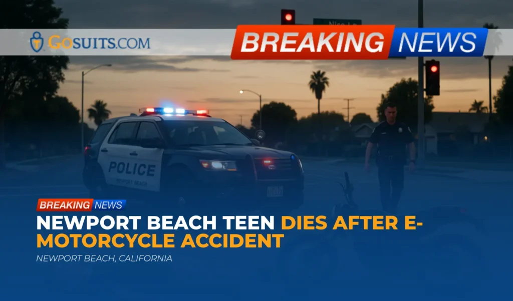 Newport Beach Teen Dies After E-Motorcycle Accident